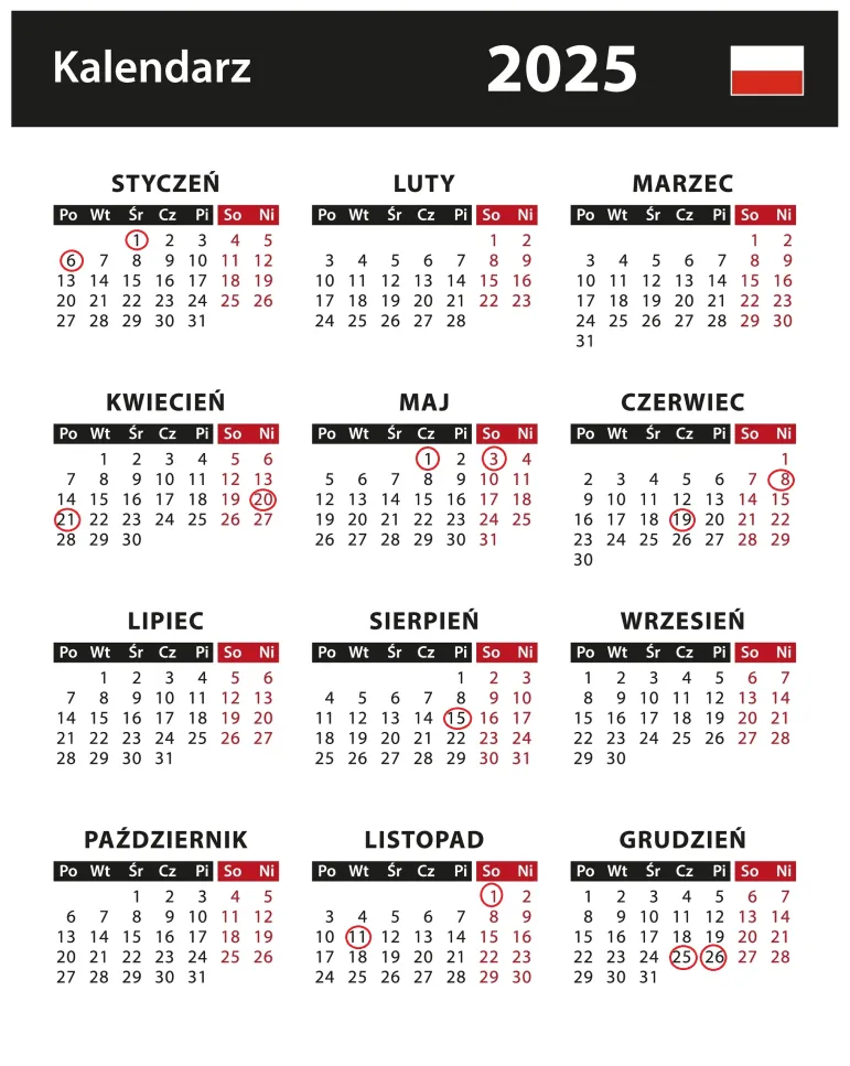 Праздники и длинные выходные в 2025 году. Календарь