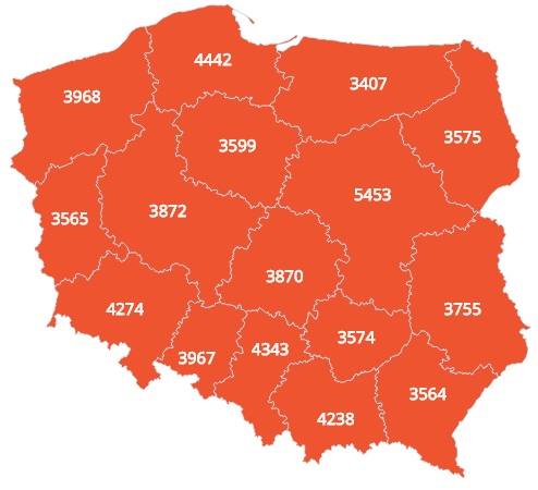 Средняя зарплата в Польше в 2024 году