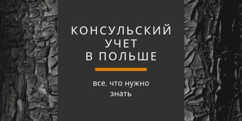 Консульский учет в Польше - все, что нужно знать