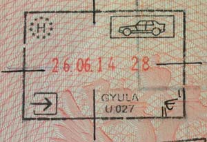 штамп отказа в паспорте на границе с Польшей