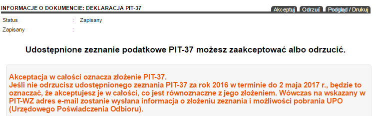 PIT - WZ