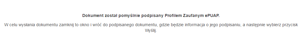 подписания PIT-WZ с помощью профилья