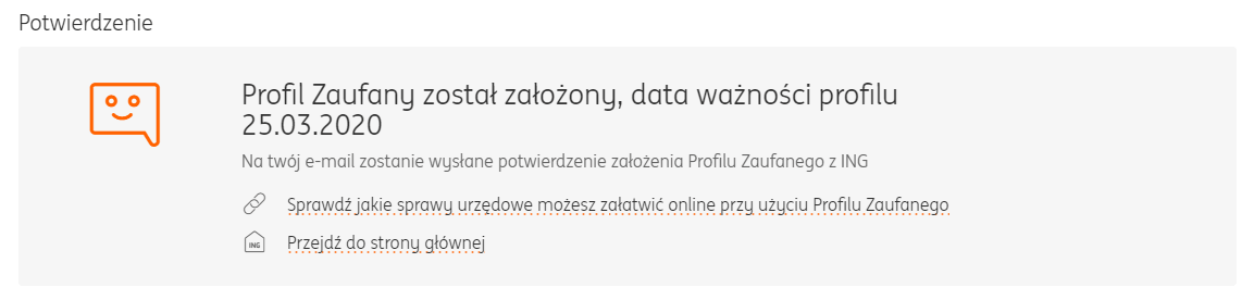 создание доверенного профиля для подписания PIT-WZ