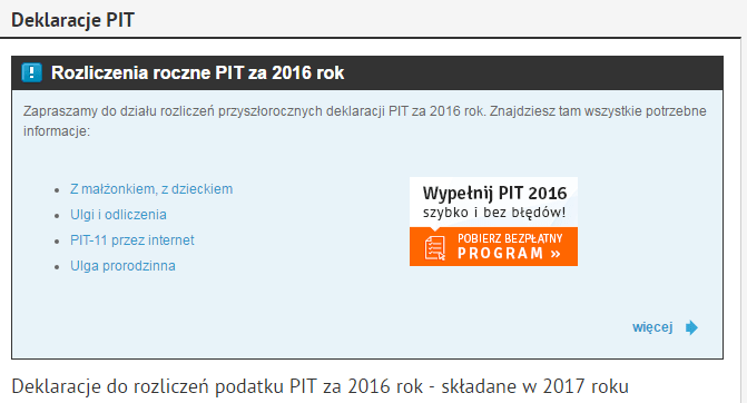 налоговая декларация в Польше онлайн